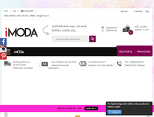 Tablet Screenshot of imoda.sk