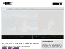 Tablet Screenshot of imoda.com.au